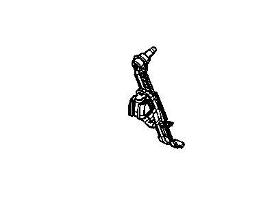 Dodge 1DW77HL5AA ADJUSTER Seat Belt Turning Loop