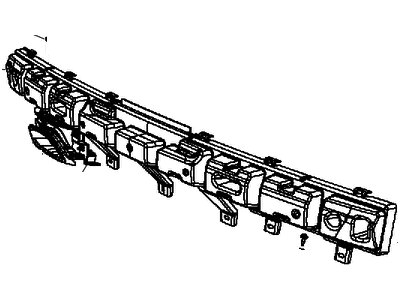 Dodge 68092618AA Tailpipe Extension Bracket