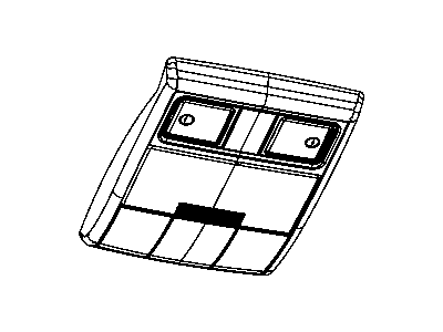 Dodge 1MU03DW1AB CONSOLE Overhead Contains Lamps