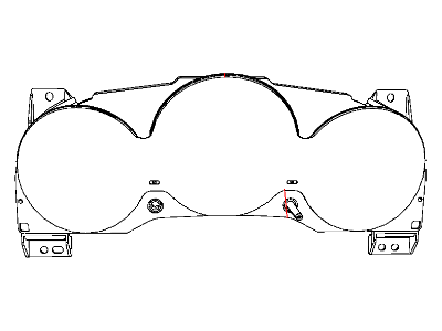 Dodge 56046908AE CLUSTER Instrument Panel