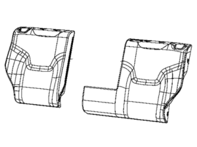 Mopar 6SH06LXHAA Cover Rear Seat Back