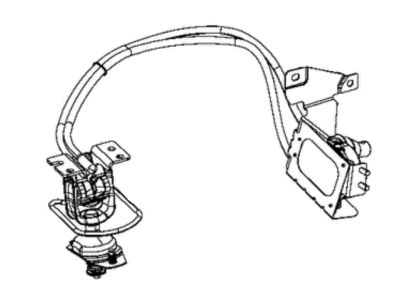 Mopar 68286776AB Winch Spare Tire Carrier