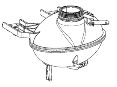 Jeep 68366430AA RESERVOIR Coolant Recovery