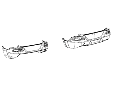 Jeep 68232307AB FASCIA Rear Lower