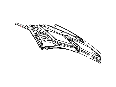 Mopar 5074140AG Hood