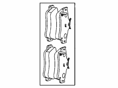 Mopar V1013843AE Pad Kit Front Disc Brake