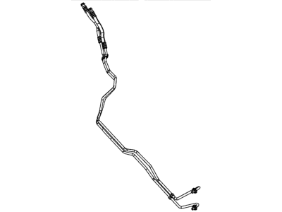 Ram 68184923AG HOSE AND TUBE Oil Cooler Pressure and Return