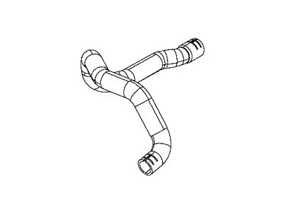 Jeep 68410360AB HOSE AND CLAMP Radiator Inlet