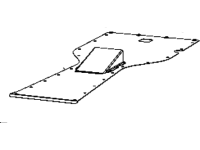 Mopar 5290078AM Belly Pan Rear