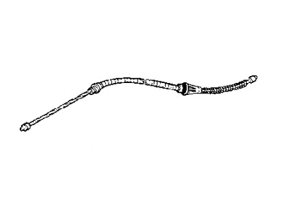 Jeep Parking Brake Cable - 52004707