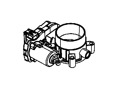 Jeep Throttle Body - 4891970AD