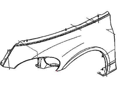 Chrysler 5015485AD FENDER Front