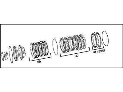 Mopar 68029382AB Clutch Package Automatic Transmission Input 68029382AB Mopar Clutch Package Automatic Transmission Input Illustration 1 of 1