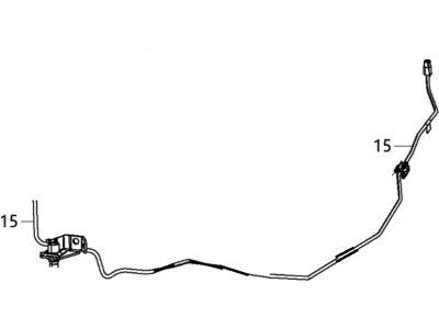 Ram 68204550AG TUBE Brake Junction Block To Right Front Hose