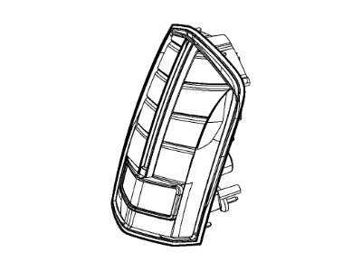 Chrysler 68154605AA LAMP Tail Stop Turn