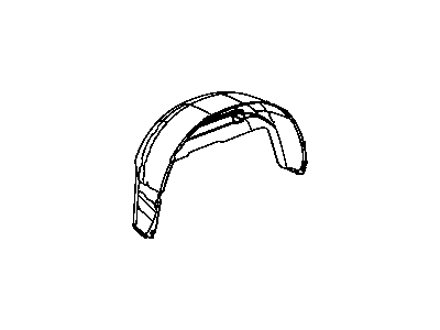 Dodge 68065469AB SHIELD Wheelhouse