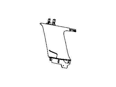 Dodge 1GR12DX9AE MOLDING C Pillar