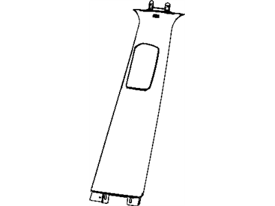 Mopar 1GP92DX9AF Panel B Pillar Upper Trim