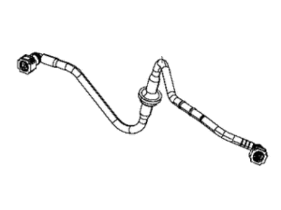 Mopar 4581988AB Hose Brake Booster Vacuum 4581988AB Mopar Hose Brake Booster Vacuum Illustration 1 of 1