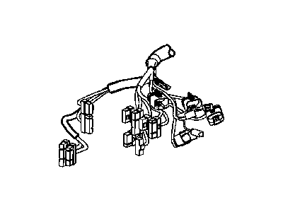 Mopar 68024832AA Wiring Instrument Panel 68024832AA Mopar Wiring Instrument Panel Illustration 1 of 1