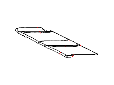 Mopar 5NA86LA8AA Cover Rear Seat Cushion Right