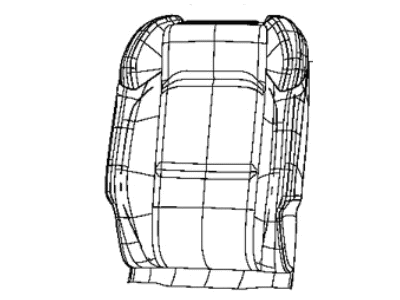 Mopar 6PW90LA3AE Cover Front Seat Back Mopar 6PW90LA3AE Cover Front Seat Back