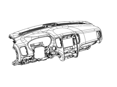 Dodge 7CS04DX9AA INSTRUMENT PANEL Base Panel