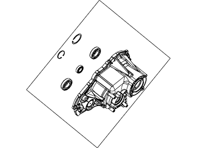 Jeep 68071230AB CASE HALF Rear