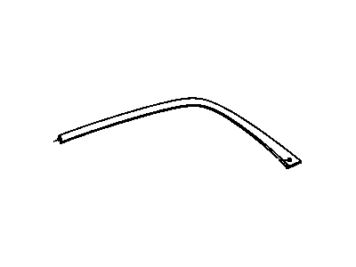 Chrysler 57010408AH MOLDING Day Light Opening Rear Door