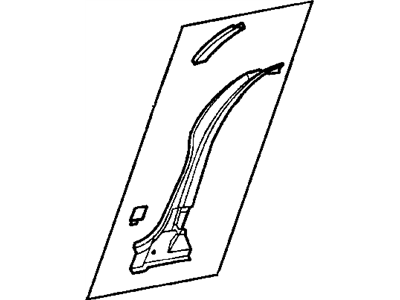 Dodge 5109647AB PANEL B Pillar Inner