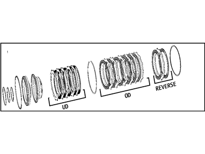 Mopar 68321415AA Clutch Kit Automatic Transmission Input