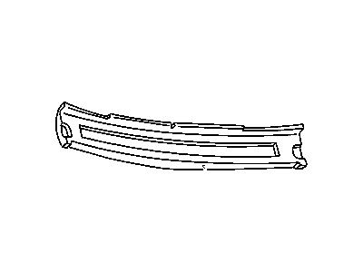 Dodge 5288559AB FOAM Front Bumper