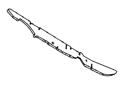 Dodge 55277183AC SEAL Fender To Cowl