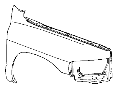 Dodge 55276986AA PANEL Fender