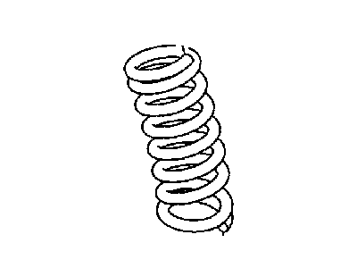 Chrysler 4766885AA SPRING Rear Coil