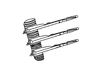 Chrysler 1BX74XZAAA LOUVER Fender