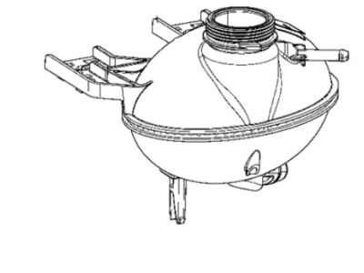 Jeep 68414153AA BOTTLE Coolant Recovery