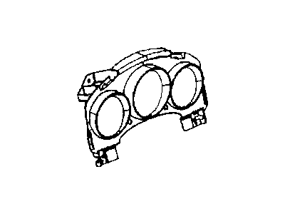 Dodge YD471DVAB BEZEL Instrument Cluster