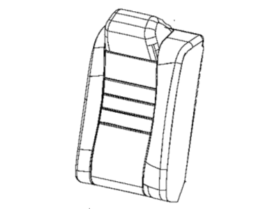 Chrysler 5XZ52LA3AA COVER Rear Seat Back Right