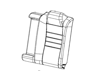 Chrysler 5XZ51LA3AA COVER Rear Seat Back Left