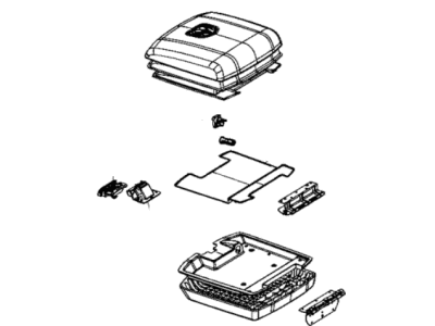 Mopar 6RD67LR5AE Armrest Console