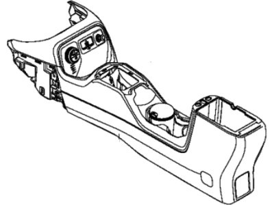Mopar 5UX18NZ6AA Console Base