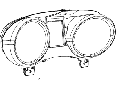 Jeep 68243242AG CLUSTER Instrument Panel