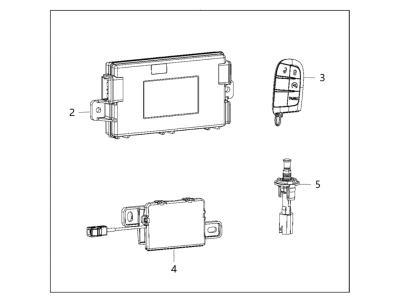 Dodge 82214849AC REMOTE START Complete