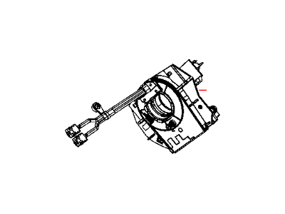 Dodge 56046497AD SENSOR Steering Angle/Clockspring Assembly