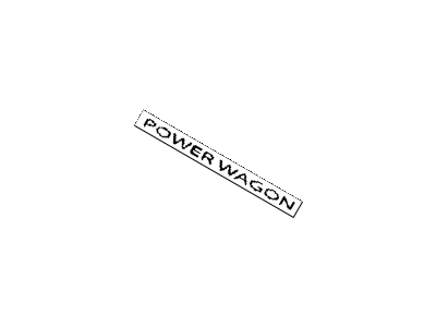 Mopar 5182411AA Decal Hood Power Wagon