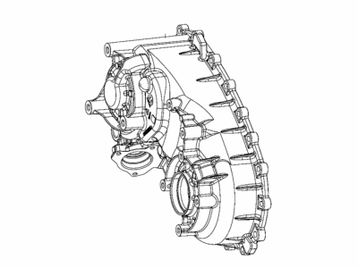 68391525AA Mopar Case Transfer Case Rear Illustration 1 of 1