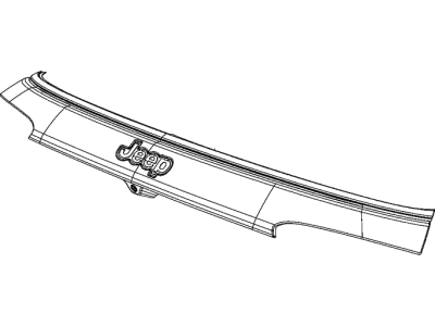 Jeep 6NB81MSQAB APPLIQUE License Lamp