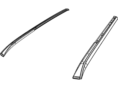 Dodge 1JQ42RXFAA MOLDING Roof