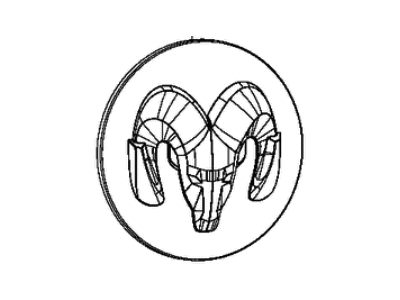 Ram 5RK12RXFAA CAP Wheel Center